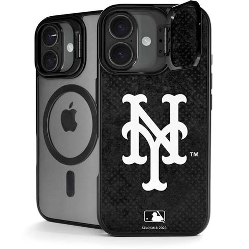 MLB New York Mets Dark Wash iPhone 17 Kickstand Case