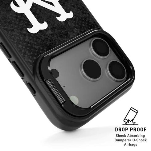 MLB New York Mets Dark Wash iPhone 17 Pro Kickstand Case