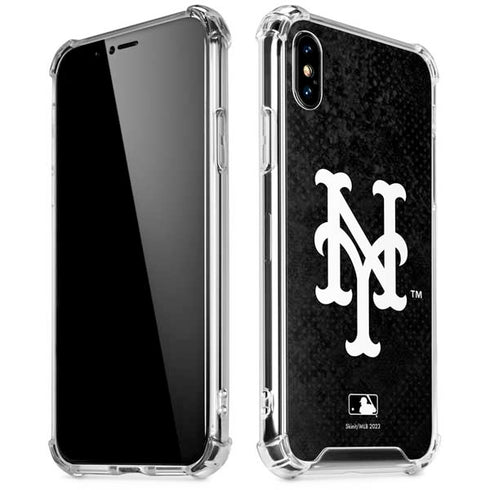 MLB New York Mets Dark Wash iPhone X/XS Clear Case