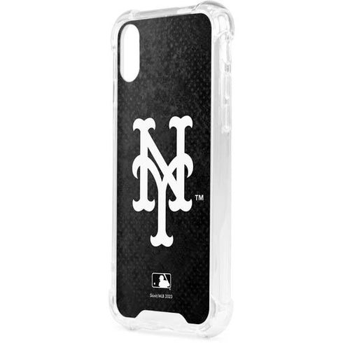 MLB New York Mets Dark Wash iPhone XS Clear Case