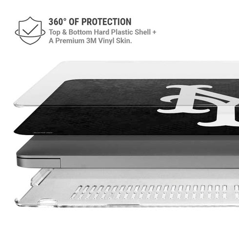 MLB New York Mets Dark Wash MacBook Pro 14in (2021-24) Case plus Skin