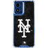 MLB New York Mets Dark Wash Moto G 5G (2024) Clear Case