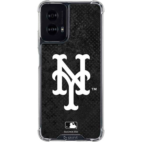 MLB New York Mets Dark Wash Moto G Power 5G (2024) Clear Case