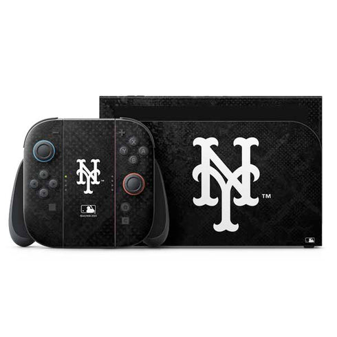 MLB New York Mets Dark Wash Nintendo Switch 2 (2025) with Joy-Con Skin