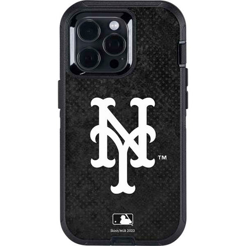 MLB New York Mets Dark Wash Otterbox Defender iPhone Skin