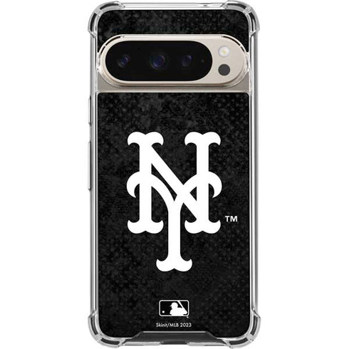 MLB New York Mets Dark Wash Pixel 9/9 Pro Clear Case