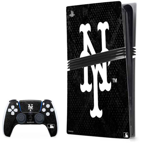 MLB New York Mets Dark Wash PlayStation PS5 Skins