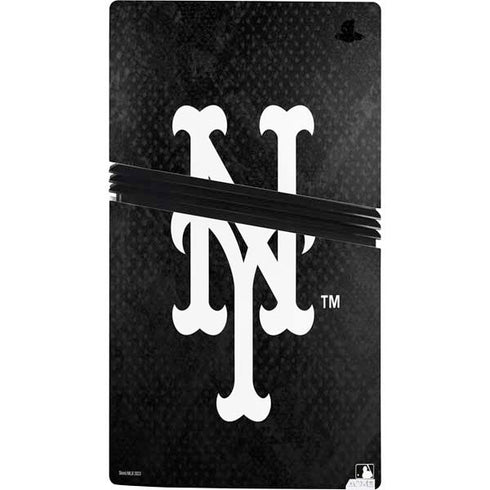 MLB New York Mets Dark Wash PS5 Pro Bundle Skin
