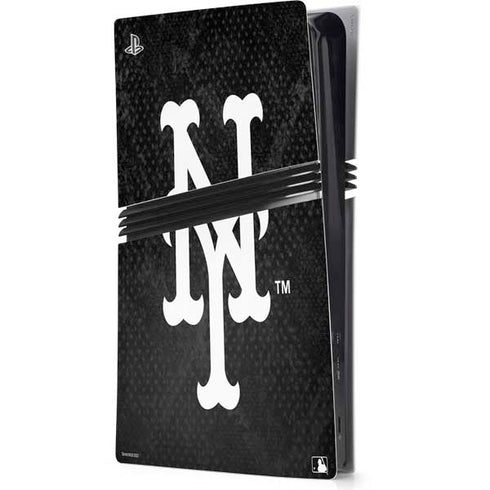 MLB New York Mets Dark Wash PS5 Pro Console Skin