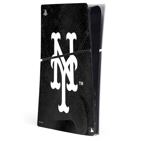 MLB New York Mets Dark Wash PS5 Slim Digital Edition Console Skin