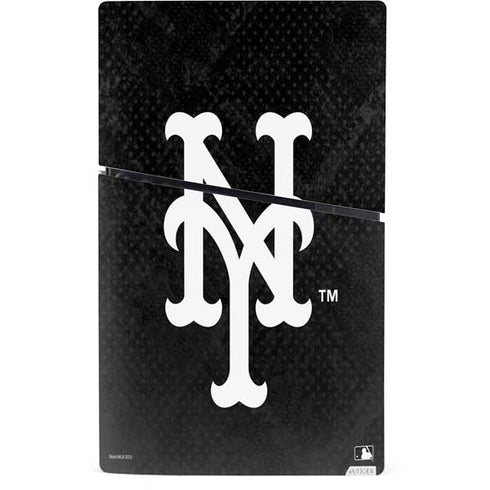 MLB New York Mets Dark Wash PS5 Slim Digital Edition Console Skin