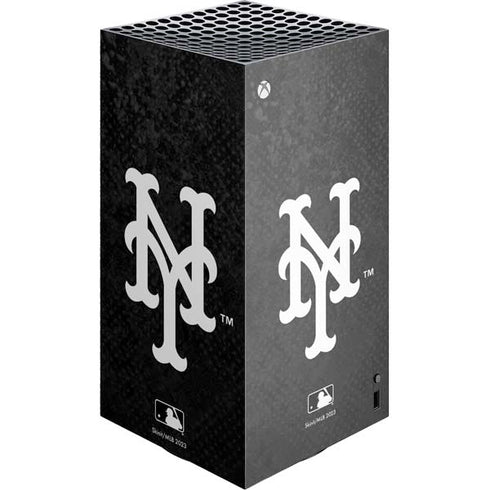 MLB New York Mets Dark Wash XBox Series X Digital Edition Console Skin