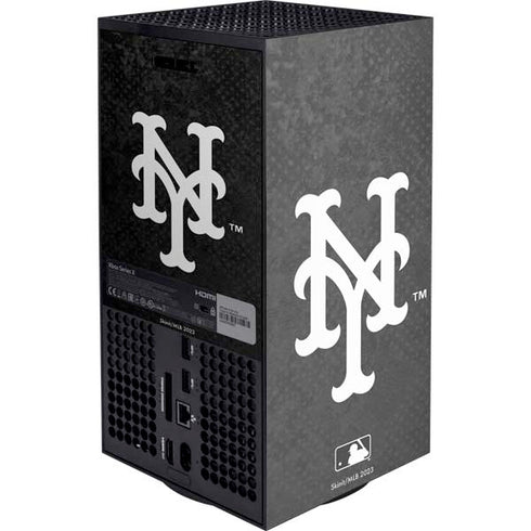 MLB New York Mets Dark Wash XBox Series X Digital Edition Console Skin