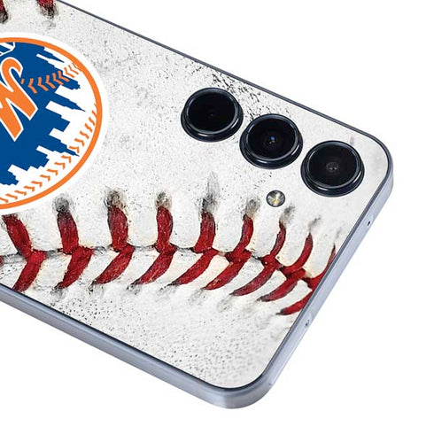 MLB New York Mets Game Ball Galaxy A35 5G Skin