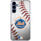 MLB New York Mets Game Ball Galaxy A55 5G Clear Case