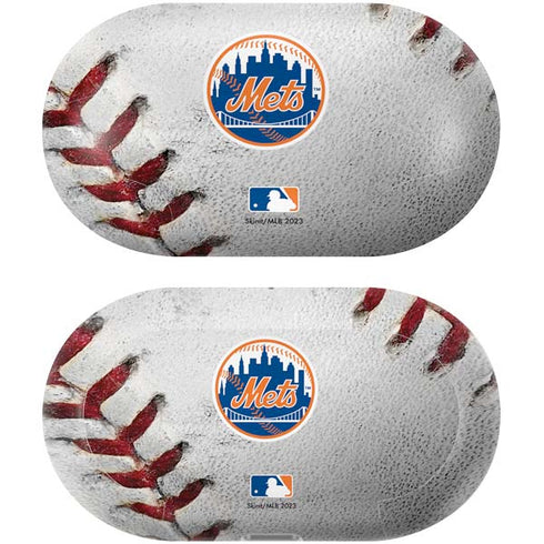 MLB New York Mets Game Ball Galaxy Buds Plus Skin