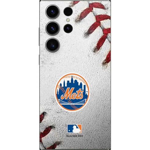 MLB New York Mets Game Ball Galaxy S25 Ultra Skin