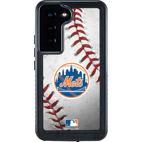 MLB New York Mets Game Ball Galaxy S24 Waterproof Case