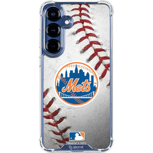 MLB New York Mets Game Ball Galaxy S25 Plus Clear Case