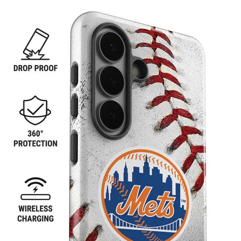 MLB New York Mets Game Ball Galaxy S26 Impact Case