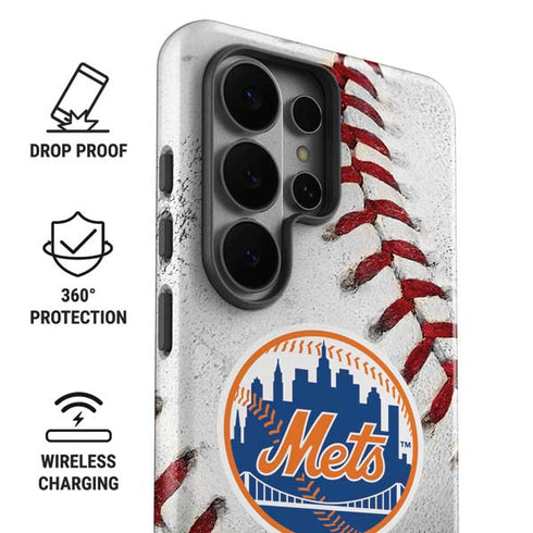 MLB New York Mets Game Ball Galaxy S26 Ultra Impact Case