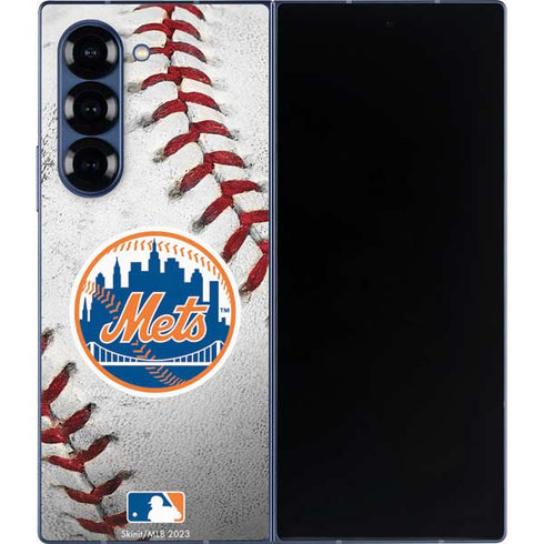 MLB New York Mets Game Ball Galaxy Z Fold6 Skin