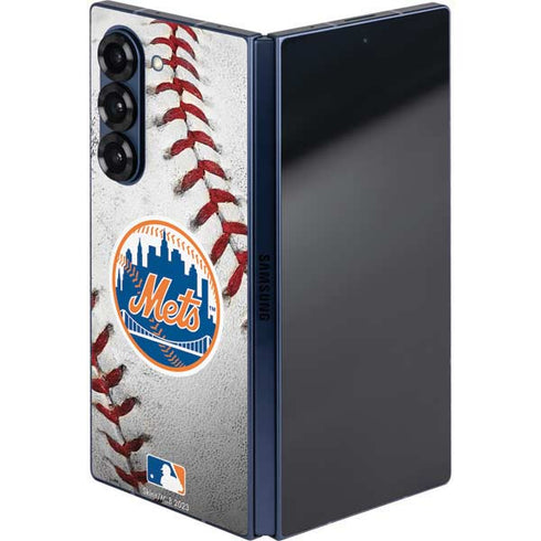 MLB New York Mets Game Ball Galaxy Z Fold6 Skin