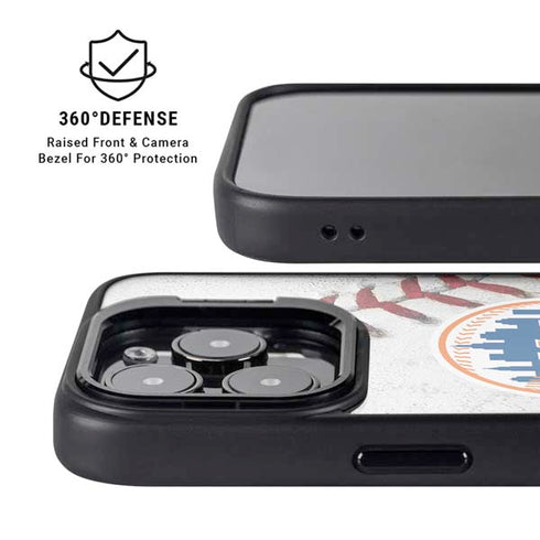 MLB New York Mets Game Ball iPhone 13 Pro Kickstand Case