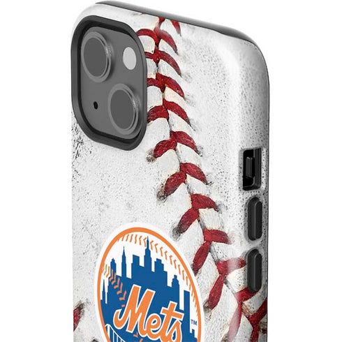 MLB New York Mets Game Ball iPhone 15 Impact Case