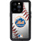 MLB New York Mets Game Ball iPhone 15 Pro Waterproof Case