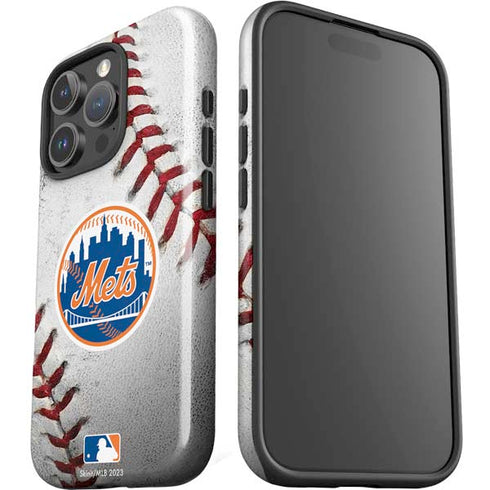 MLB New York Mets Game Ball iPhone 16 Pro Impact Case
