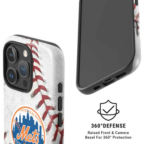 MLB New York Mets Game Ball iPhone 16 Pro Magsafe Impact Case