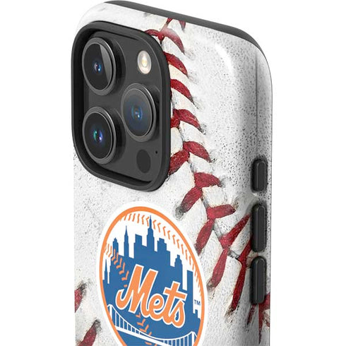 MLB New York Mets Game Ball iPhone 16 Pro Max Impact Case