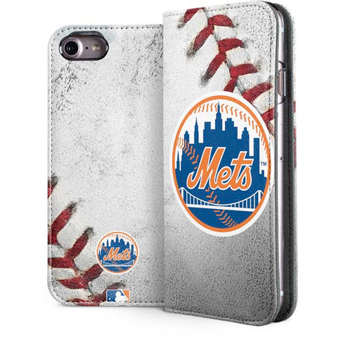 MLB New York Mets Game Ball iPhone 7 Folio Case