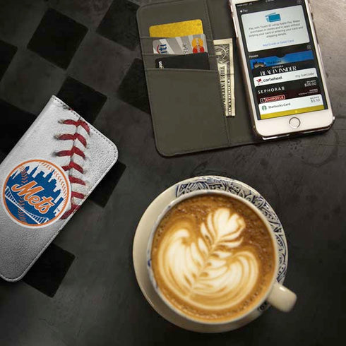 MLB New York Mets Game Ball iPhone 7 Folio Case