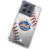 MLB New York Mets Game Ball Moto G 5G (2025) Clear Case