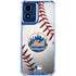 MLB New York Mets Game Ball Moto G Play 4G (2024) Clear Case