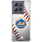 MLB New York Mets Game Ball Moto G Play 5G (2025) Clear Case