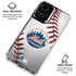 MLB New York Mets Game Ball Moto G Power 5G (2024) Clear Case