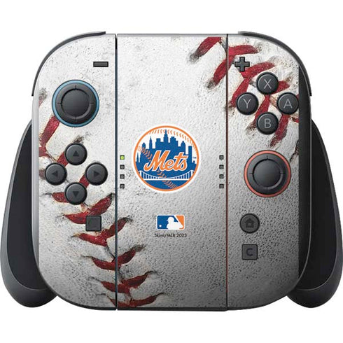 MLB New York Mets Game Ball Nintendo Switch 2 (2025) with Joy-Con Skin