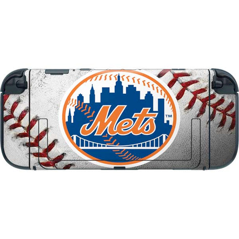 MLB New York Mets Game Ball Nintendo Switch 2 (2025) with Joy-Con Skin