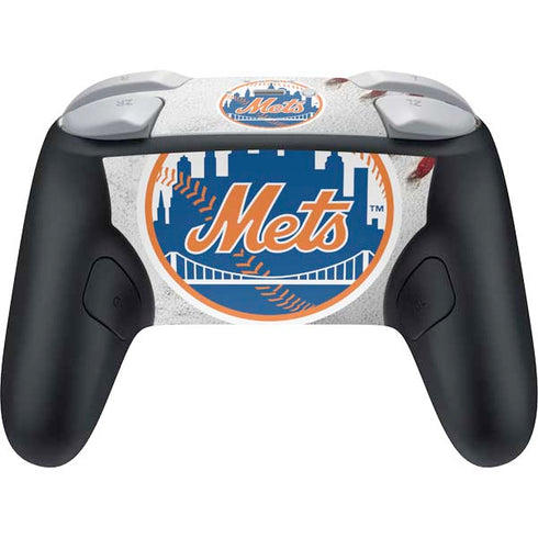 MLB New York Mets Game Ball Nintendo Switch 2 (2025) Pro Controller Skin