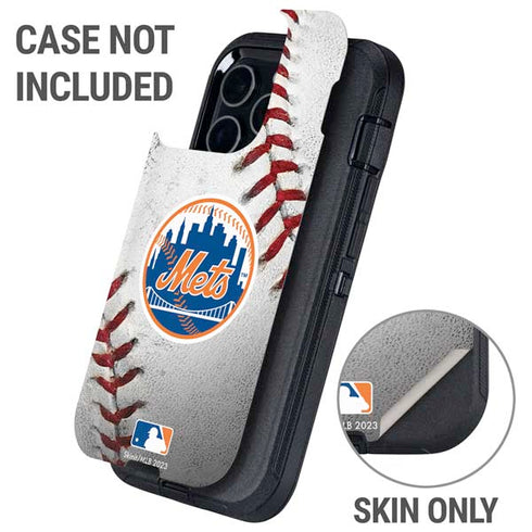 MLB New York Mets Game Ball Otterbox Defender iPhone Skin