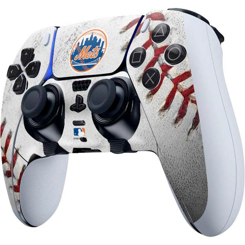 MLB New York Mets Game Ball PS5 DualSense Edge Pro Controller Skin