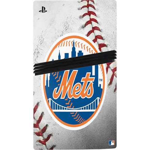 MLB New York Mets Game Ball PS5 Pro Disk Console Skin