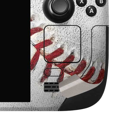 MLB New York Mets Game Ball Steam Deck Handheld Gaming Computer OLED Skin