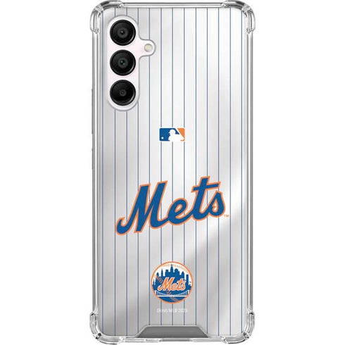 MLB New York Mets Home Jersey Galaxy A16 5G Clear Case