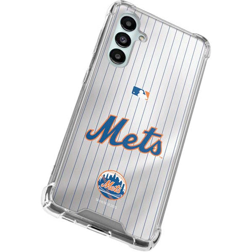 MLB New York Mets Home Jersey Galaxy A16 5G Clear Case