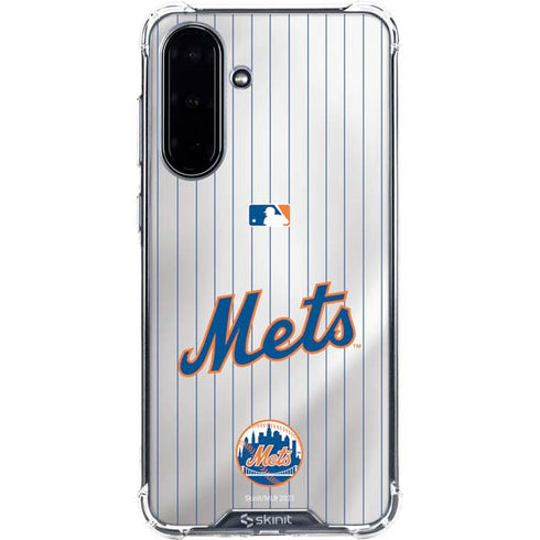MLB New York Mets Home Jersey Galaxy A36 5G Clear Case