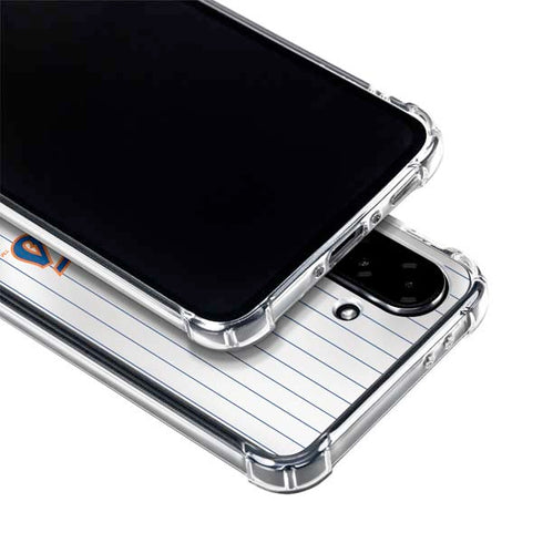 MLB New York Mets Home Jersey Galaxy A36 5G Clear Case